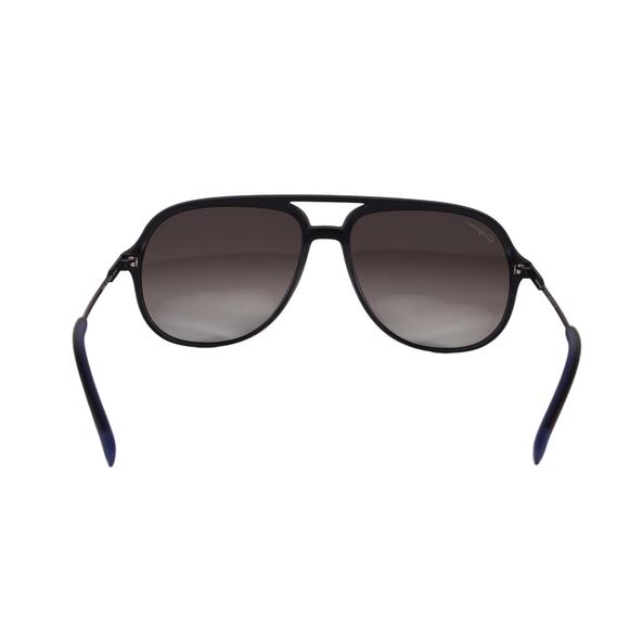 Salvatore Ferragamo Mens Lightweight Aviator Sunglasses - Black / Grey - NWT - Picture 7 of 9